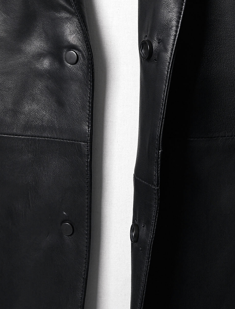 Notched Lapel Jacket with Lapel Pin