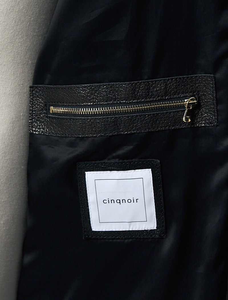 Notched Lapel Jacket with Lapel Pin