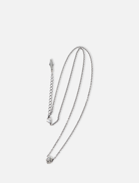 O.H. TINY SKULL NECKLACE(Diamond)