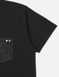 ID1904 US COTTON STUDS T-SHIRT BLACK