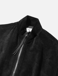 John TRUCK Jacket BLACK SUEDE