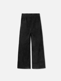 John TRUCK Pants BLACK SUEDE with HOOT silver925