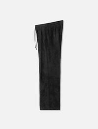 John TRUCK Pants BLACK SUEDE with HOOT silver925