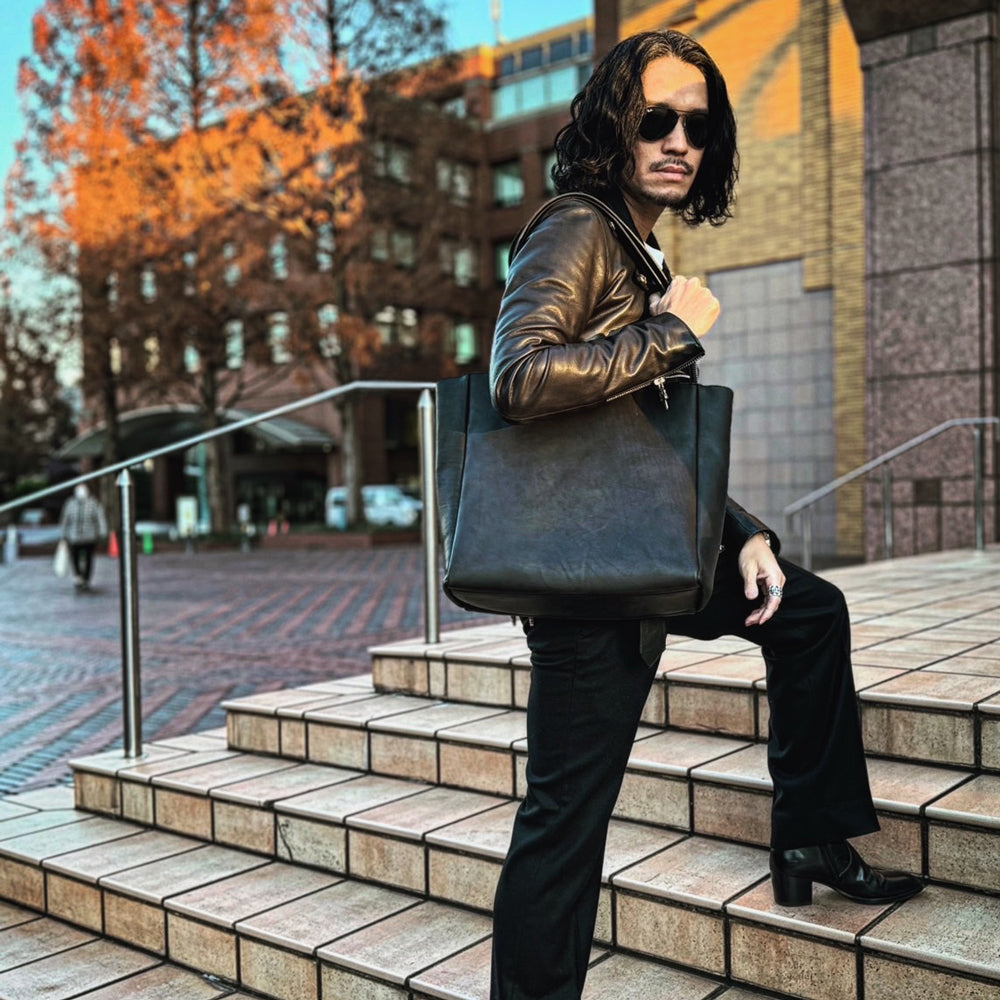 【THE BAR別注】TOTE BAG / GUIDI VITELLO FIORE