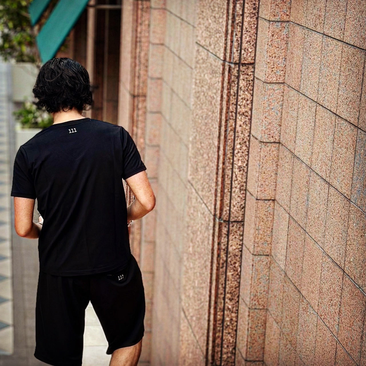 干場×サトシーノ コラボブランド】リサイクルメッシュハーフパンツ「SP