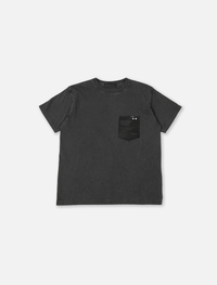 ID1904 US COTTON STUDS T-SHIRT VINTAGE BLACK