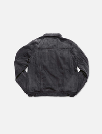12oz SOFT BLACK DENIM TRUCKER JACKET GREY