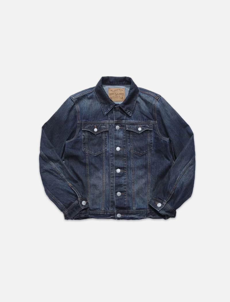 12oz SOFT DENIM TRUCKER JACKET INDIGO