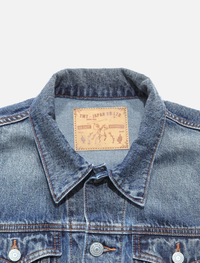 12oz SOFT DENIM TRUCKER JACKET INDIGO LIGHT