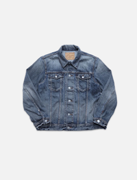 12oz SOFT DENIM TRUCKER JACKET INDIGO LIGHT
