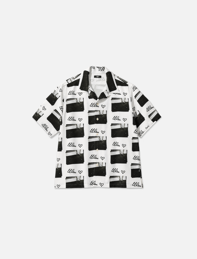 【TMT×Ellen Von Unwerth】OVERSIZED PHOTO  SHIRTS  WHITE