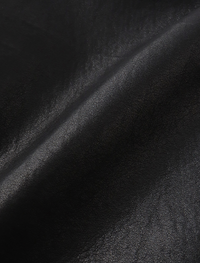 Fake mouton jacket Black/Ivory