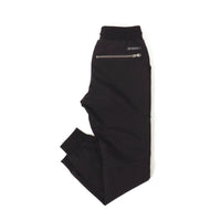 Stretch Nylon Back Slim Biker Rib Pants