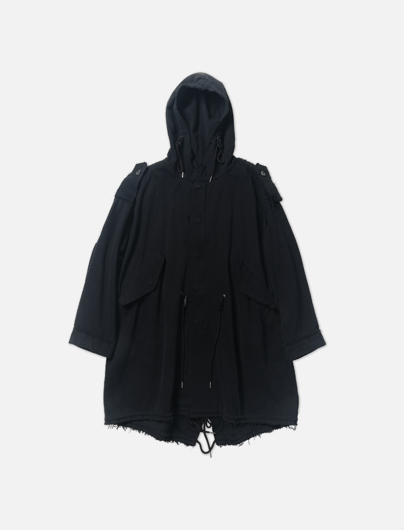 RAW EDGE MOD'S COAT "CONNECTED IN FRAGMENTS"