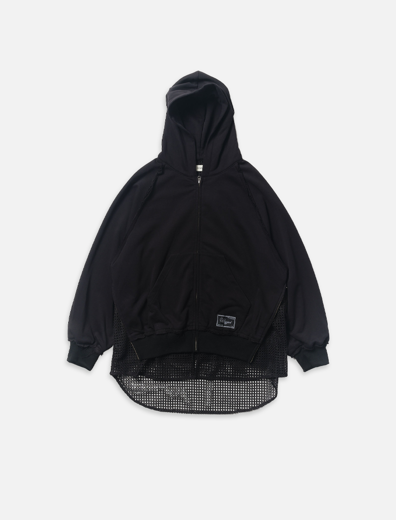 LAYERED ZIP HOODIE