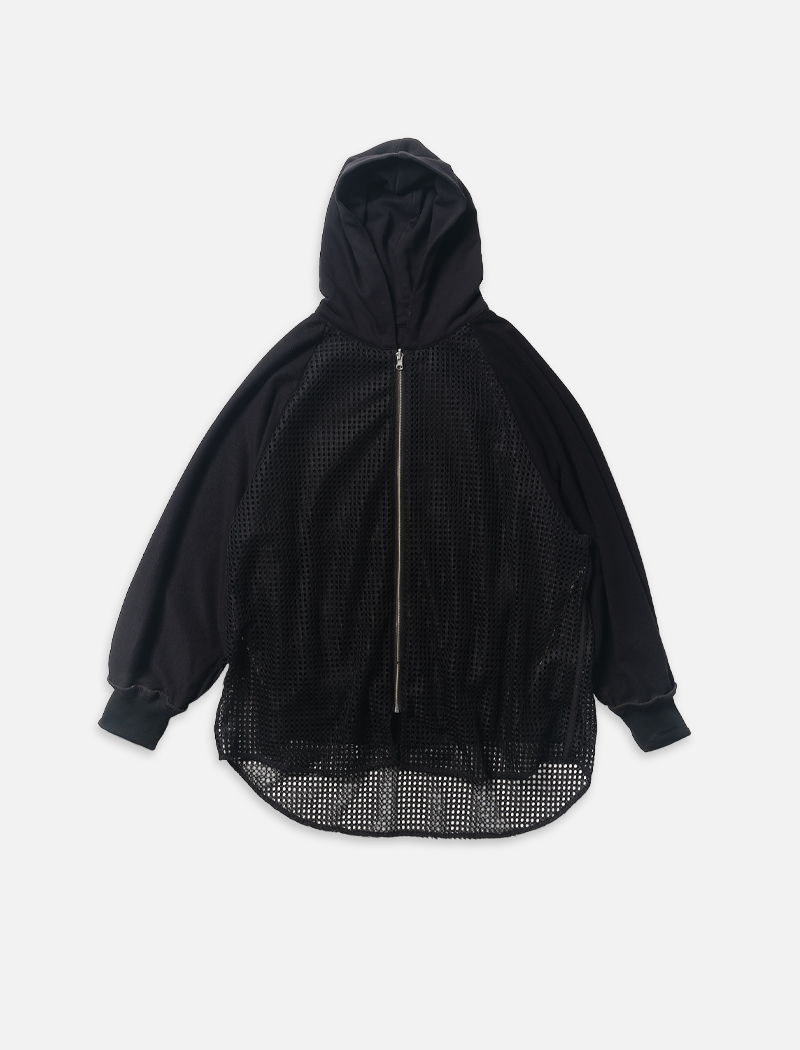LAYERED ZIP HOODIE