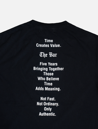 GRAPHIC T-SHIRT  "THE BAR 5th Anniv."