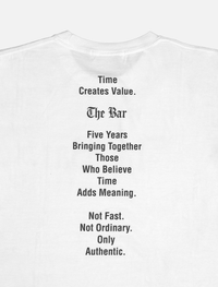 GRAPHIC T-SHIRT  "THE BAR 5th Anniv."