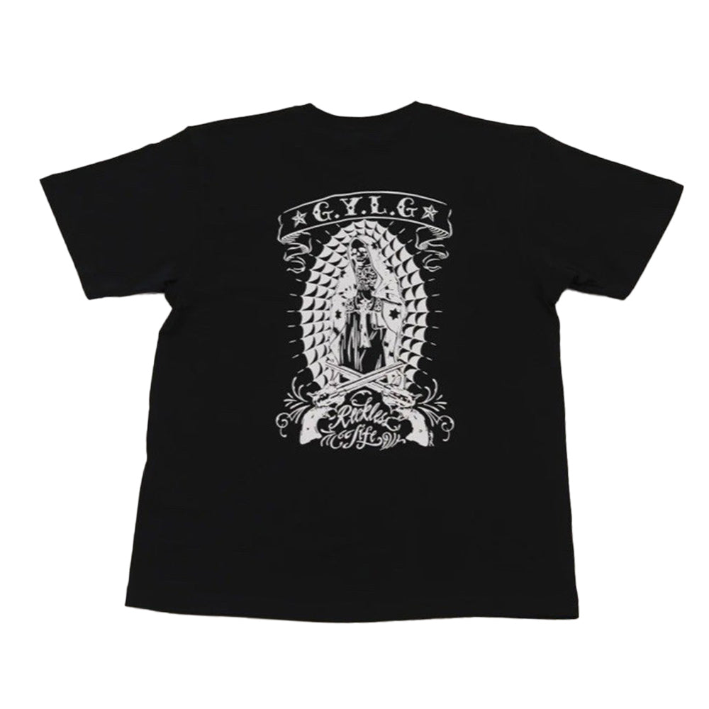 【THE BAR限定販売】THE BAR Special Oder 5.6oz S/S TEE ”GUNS＆MARIA” BLACK