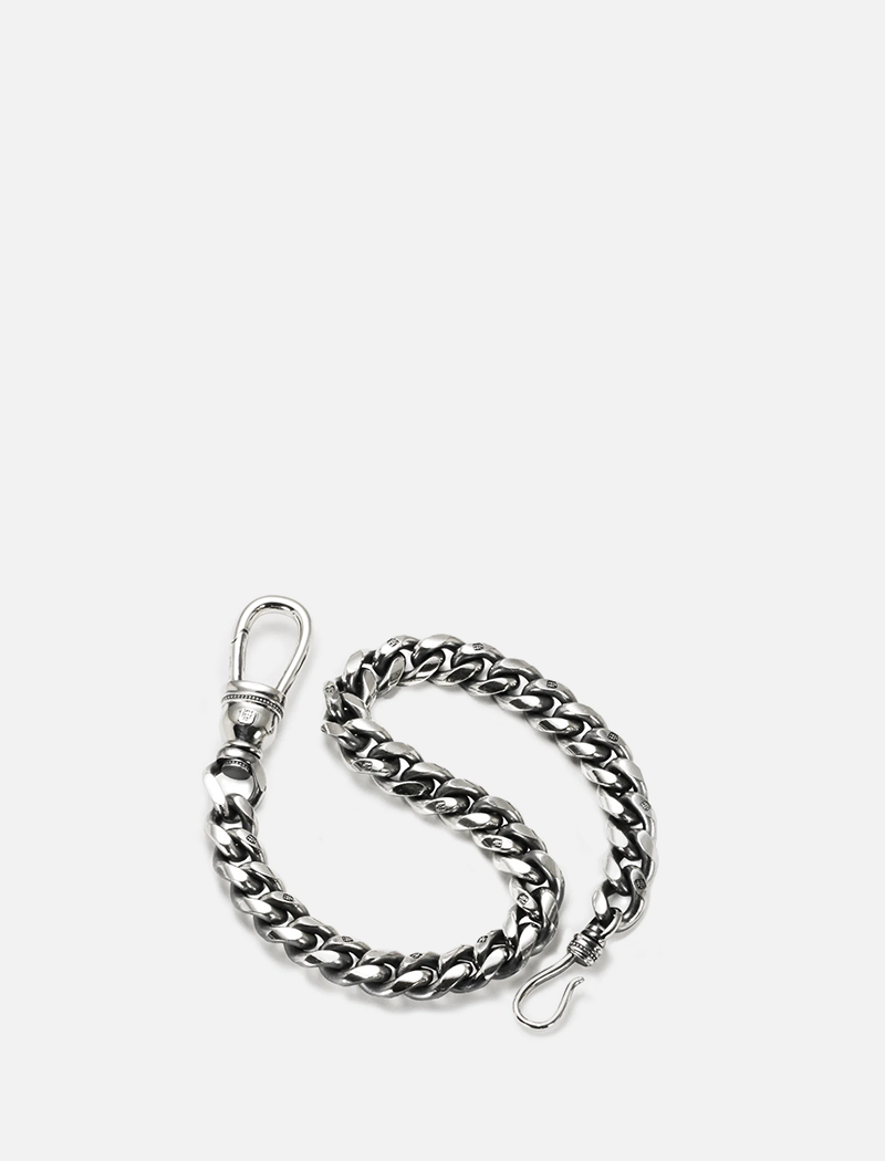 Oval Curb Wallet Chain