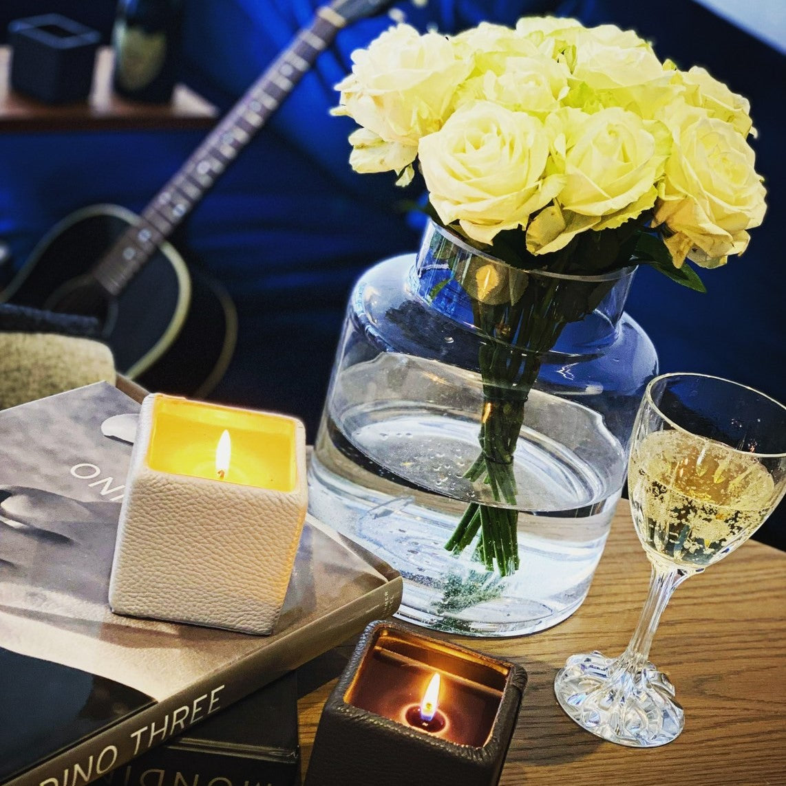 【サトシーノ別注第2弾】 FRAGRANCE CANDLE / KYARA Color:アイスグレー – THE BAR